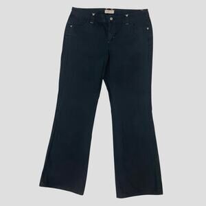 I.E. Relaxed Black Flare Jeans